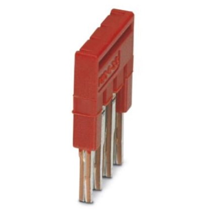 Puente Enchufable 4 Polos Rojo PASO/3.5mm (Fbs 4-3,5) 3213030 — Phoenix Contact — Phoenix Contact