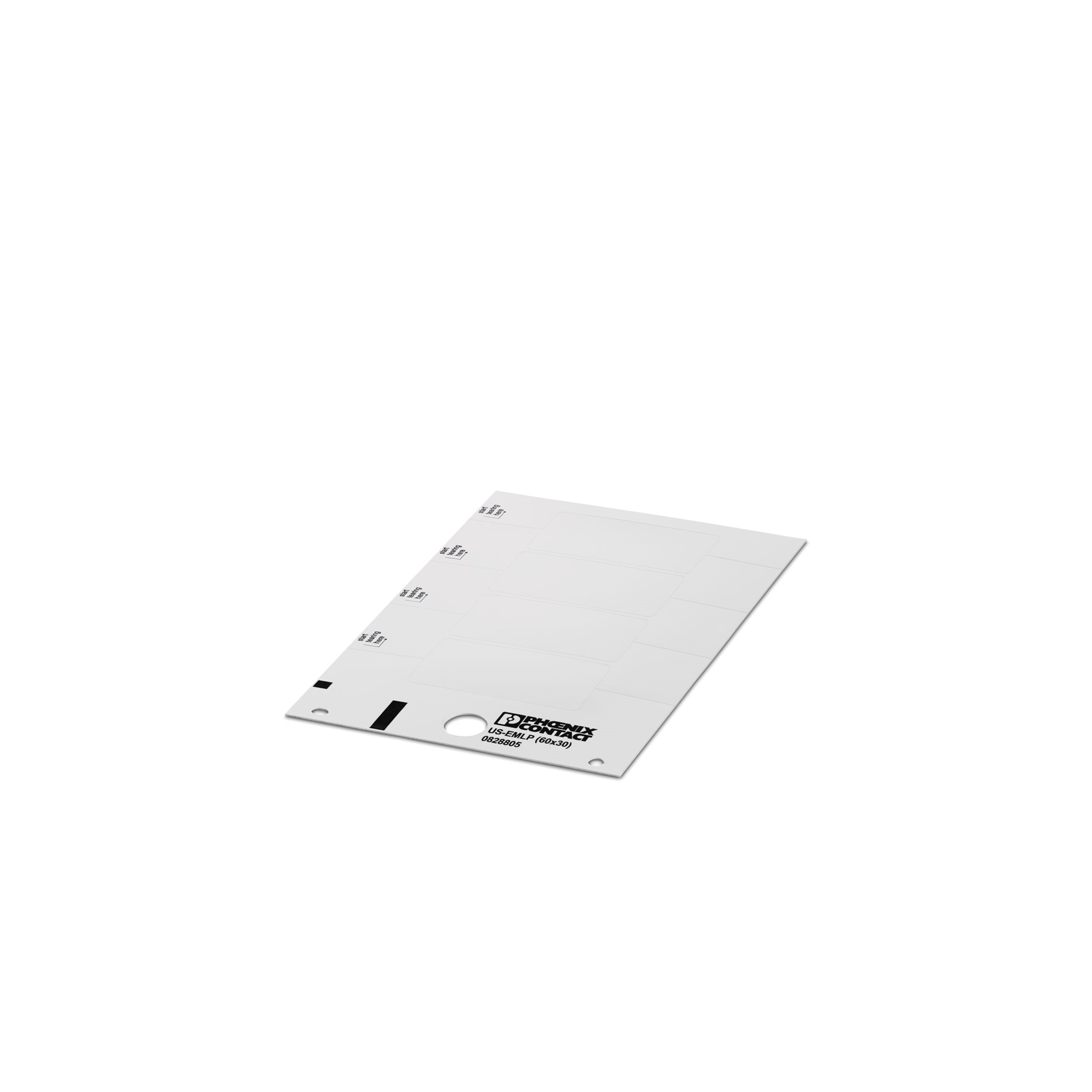 Rotulo Plastico Para Encajar 60x30 828805 — Phoenix Contact — Phoenix Contact