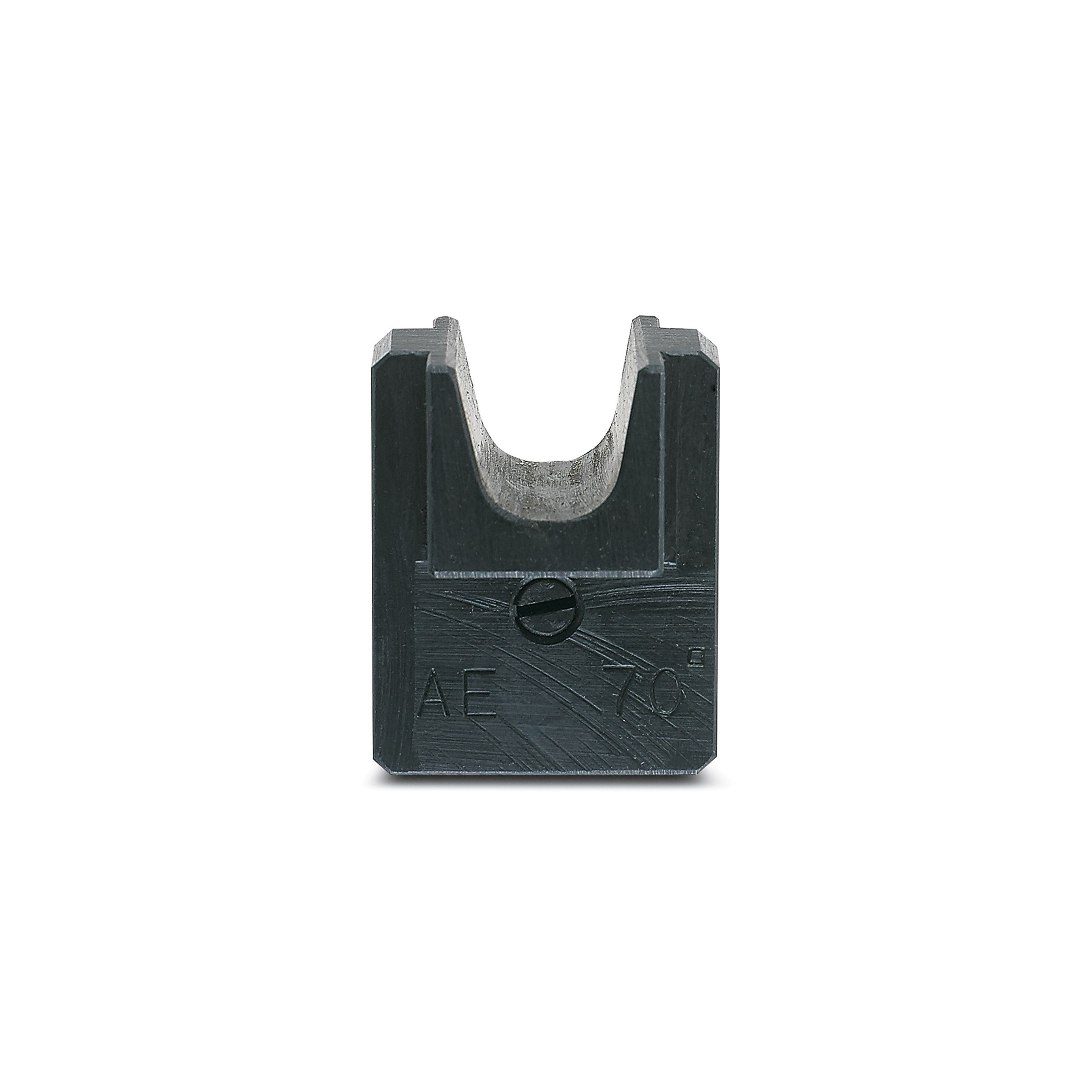 Matriz Parte Inferior para Crimpfox C120 para Punteras DIN 46228 70mm² Engaste Trapezoidal 1212338 — Phoenix Contact — Phoenix Contact