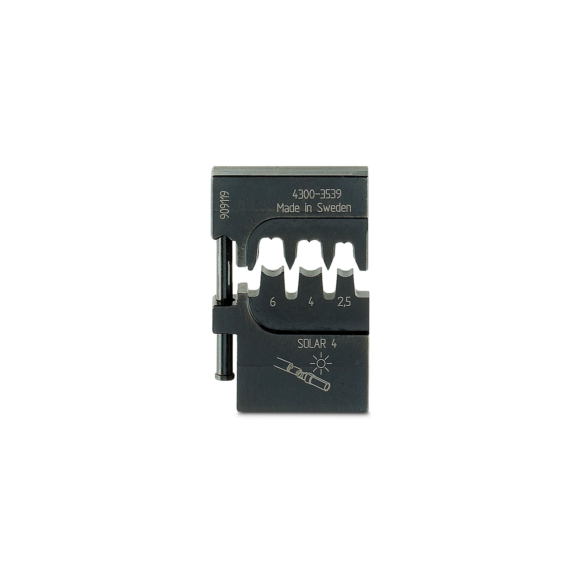 Matriz para Conector Solar MC4, Introduccion Lateral, 2,5 - 6mm² 1212472 — Phoenix Contact — Phoenix Contact