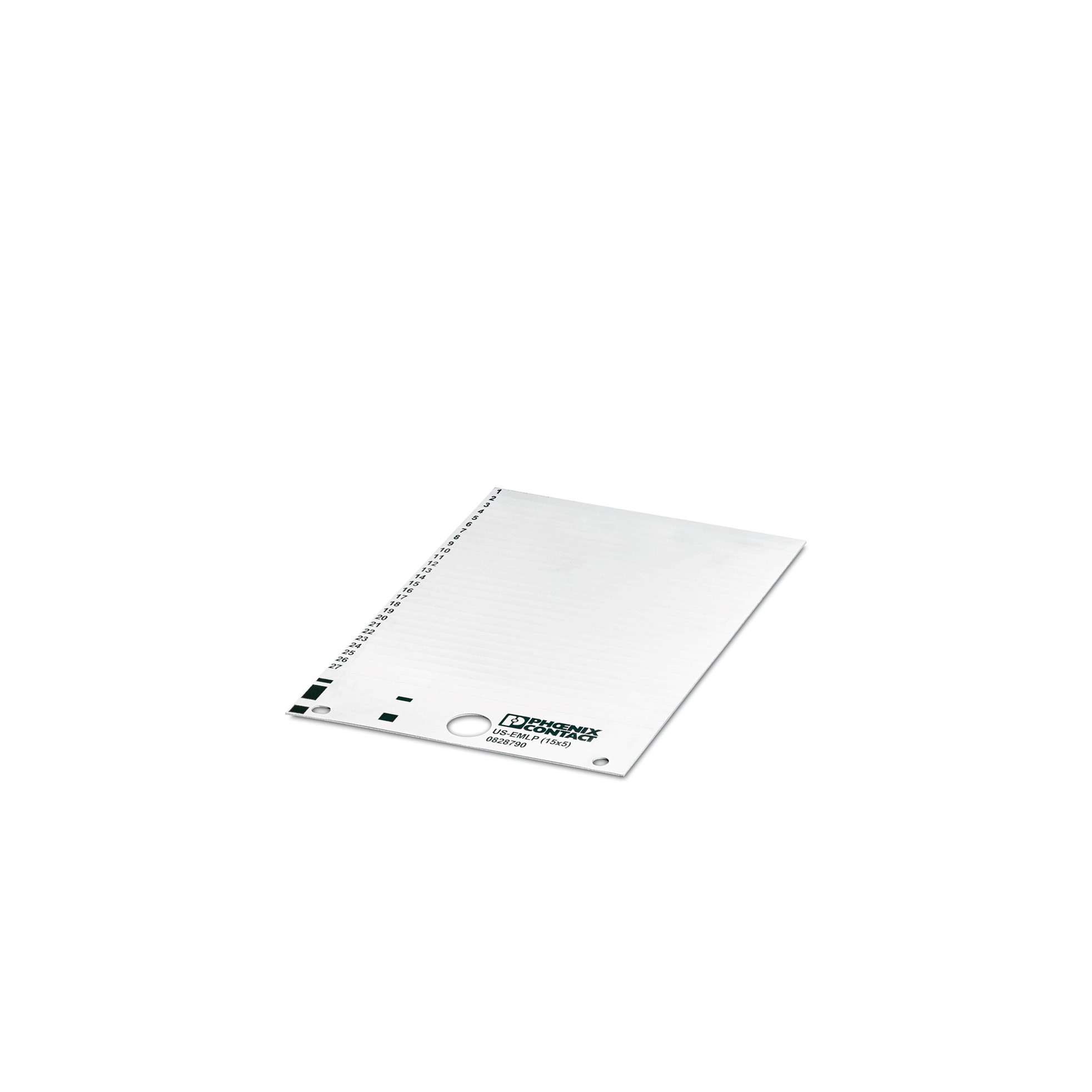 Rotulo Plastico Para Encajar 15x5 828790 — Phoenix Contact — Phoenix Contact