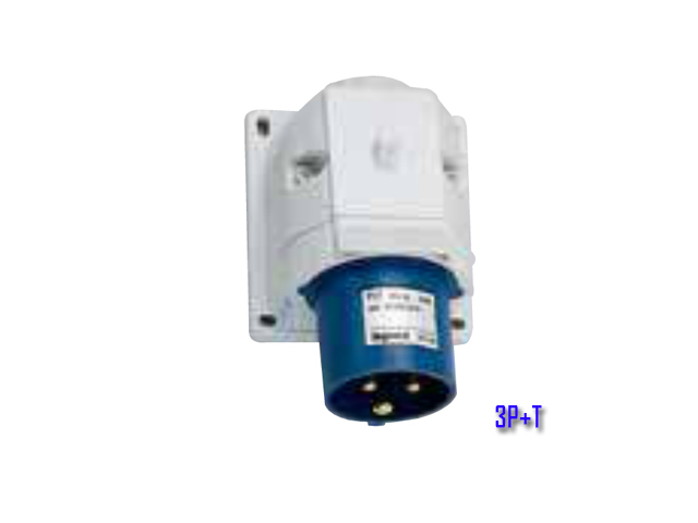 Enchufe Industrial P17/MACHO Fijo 3P+T 16A/220V 57585 — Legrand — Legrand
