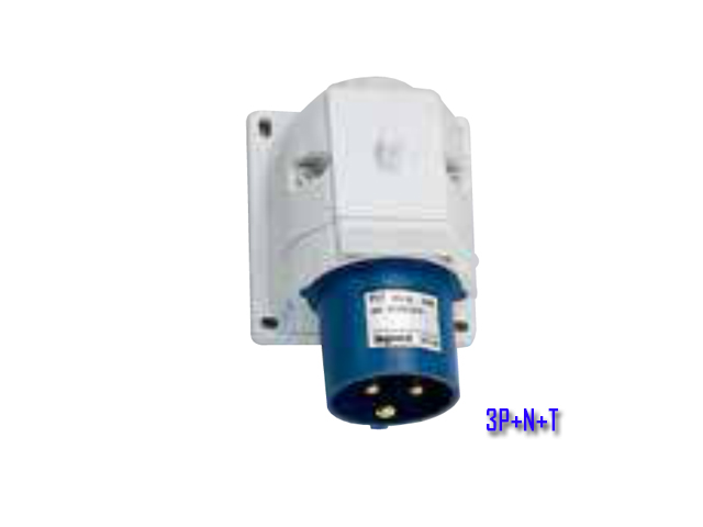 Enchufe Industrial P17/MACHO Fijo 3P+N+T 16A/220V 57586 — Legrand — Legrand