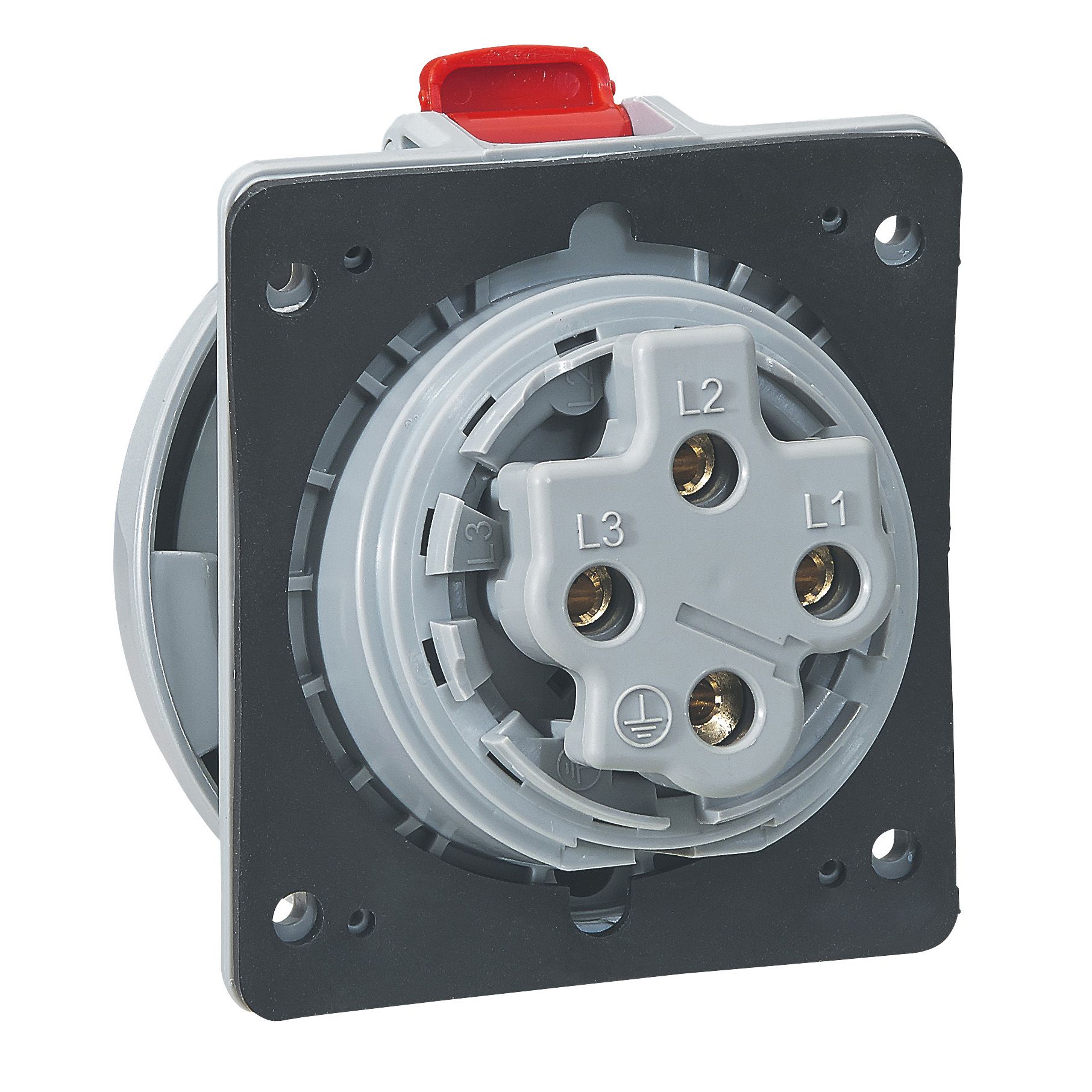 Enchufe Industrial P17/TOMA EMB.3P+T 32A 380V 555488 — Legrand — Legrand