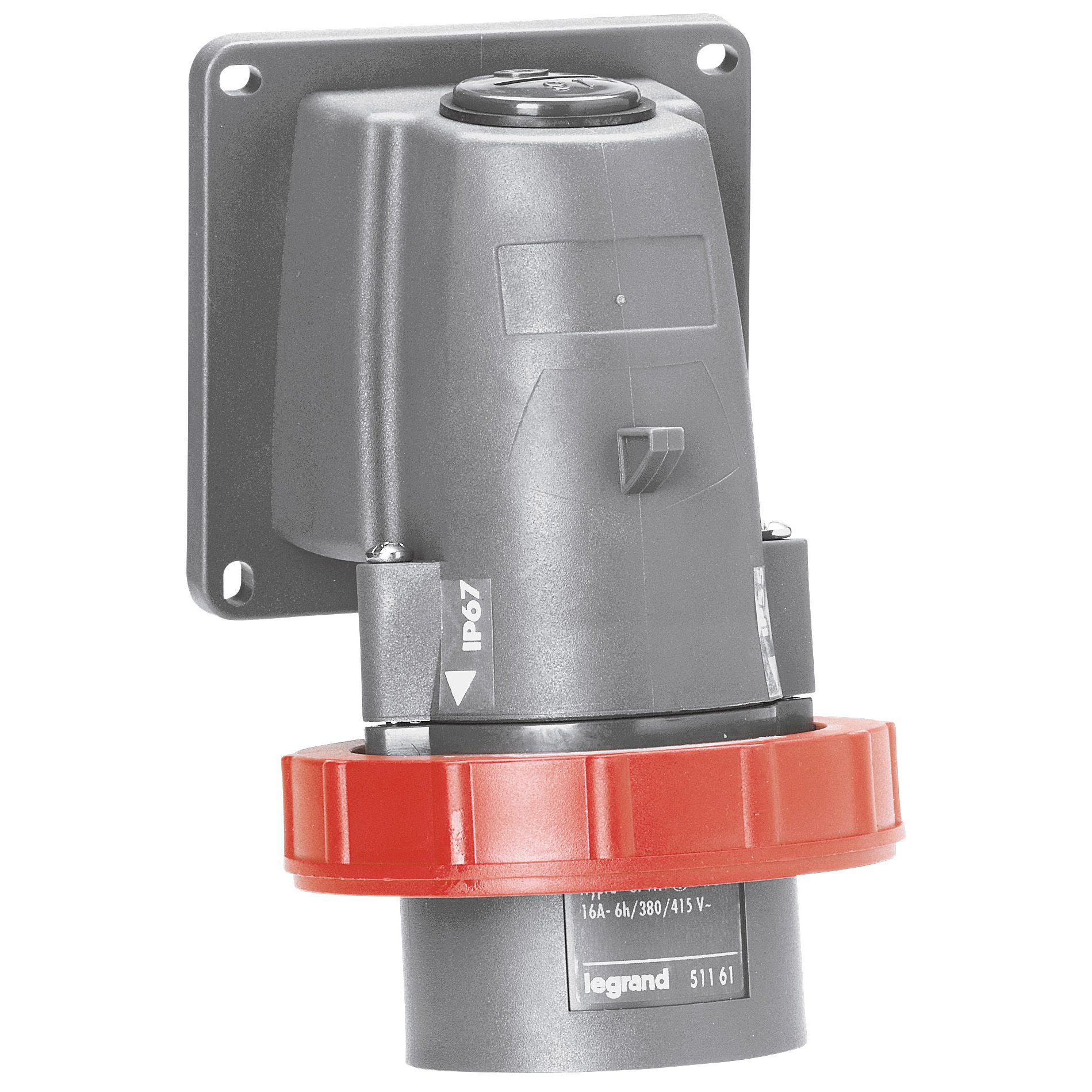 Hypra Macho Fijo 3P+N+T 16A/230V 51191 — Legrand — Legrand