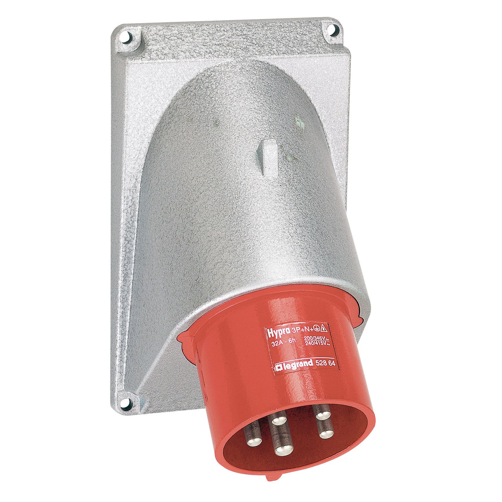 Hypra Macho Metalico 400V/32A 3P+N+T 52864 — Legrand — Legrand