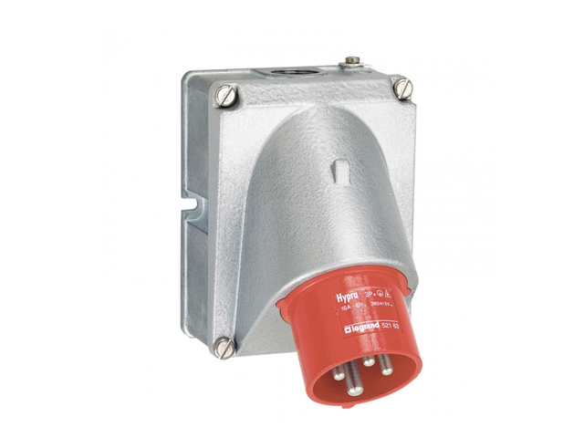 Hypra Macho Fijo Metalico 400V32A3P+T 52863 — Legrand — Legrand