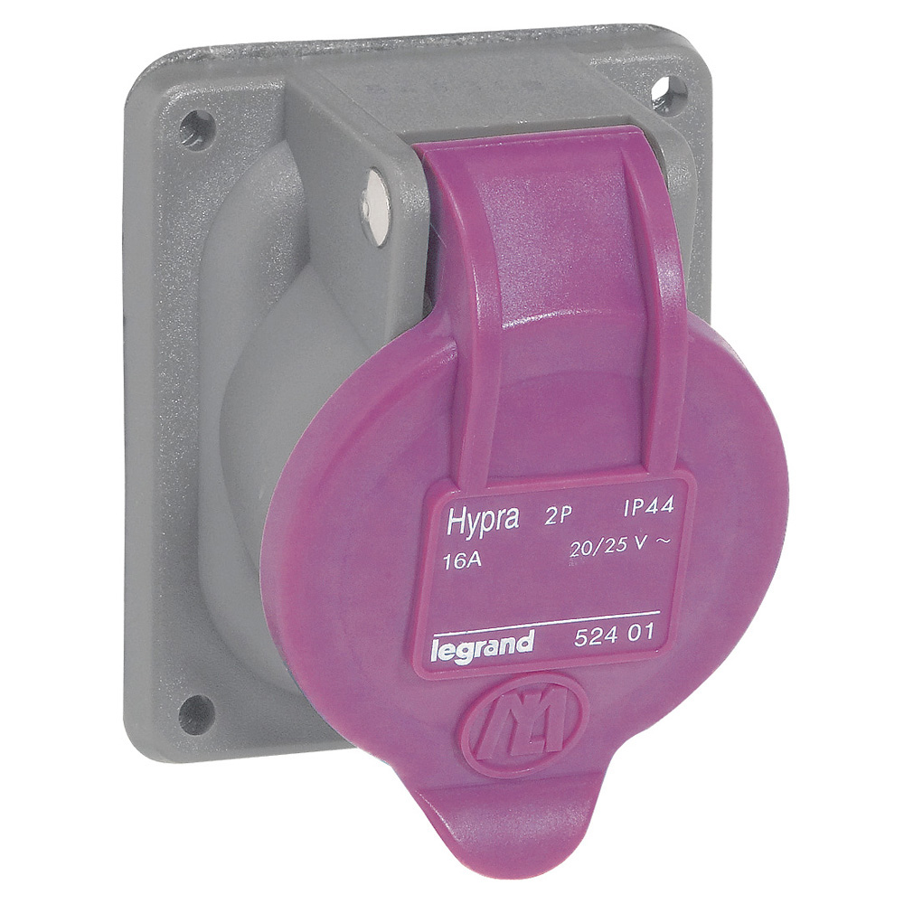 HYPRA toma sobrepuesta inc 2P 16A/24V 52401 — Legrand — Legrand