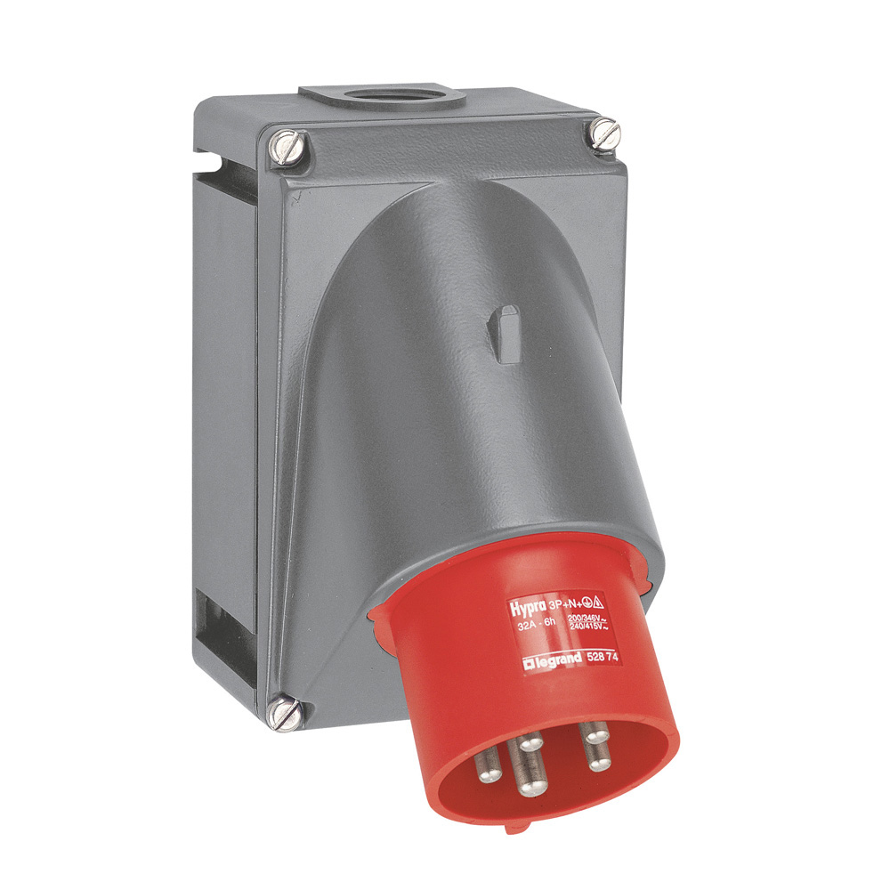 Hypra Macho Metalico 3P+N+T 400V/32A 52874 — Legrand — Legrand