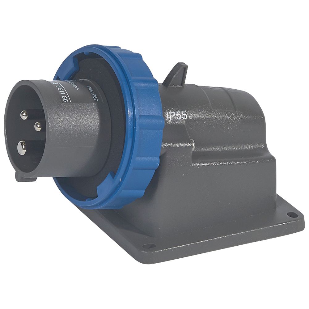 Macho Industrial Sobrepuesto 220V 16A 2P+T IP67 Hypra 51186 — Legrand — Legrand