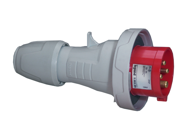 Enchufe Industrial P17/MACHO VOL.3P+T 32A/380IP67 555438 — Legrand — Legrand