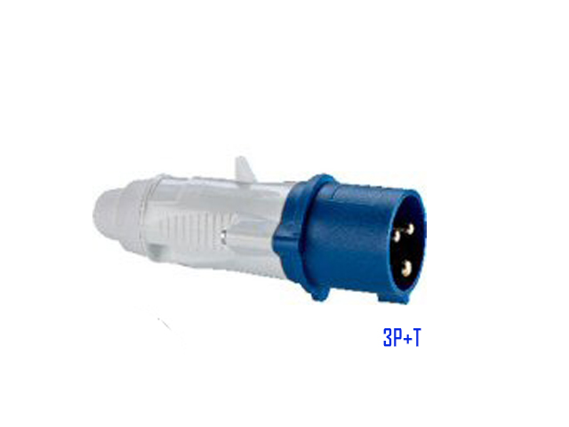 Macho Enchufe Industrial P17 3P+T 16A/220V Goma 555125 — Legrand — Legrand