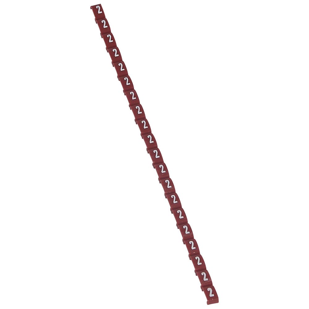 Marca Duplix 2 Rojo 38402 (X Tira 20UNID 38402 — Legrand — Legrand