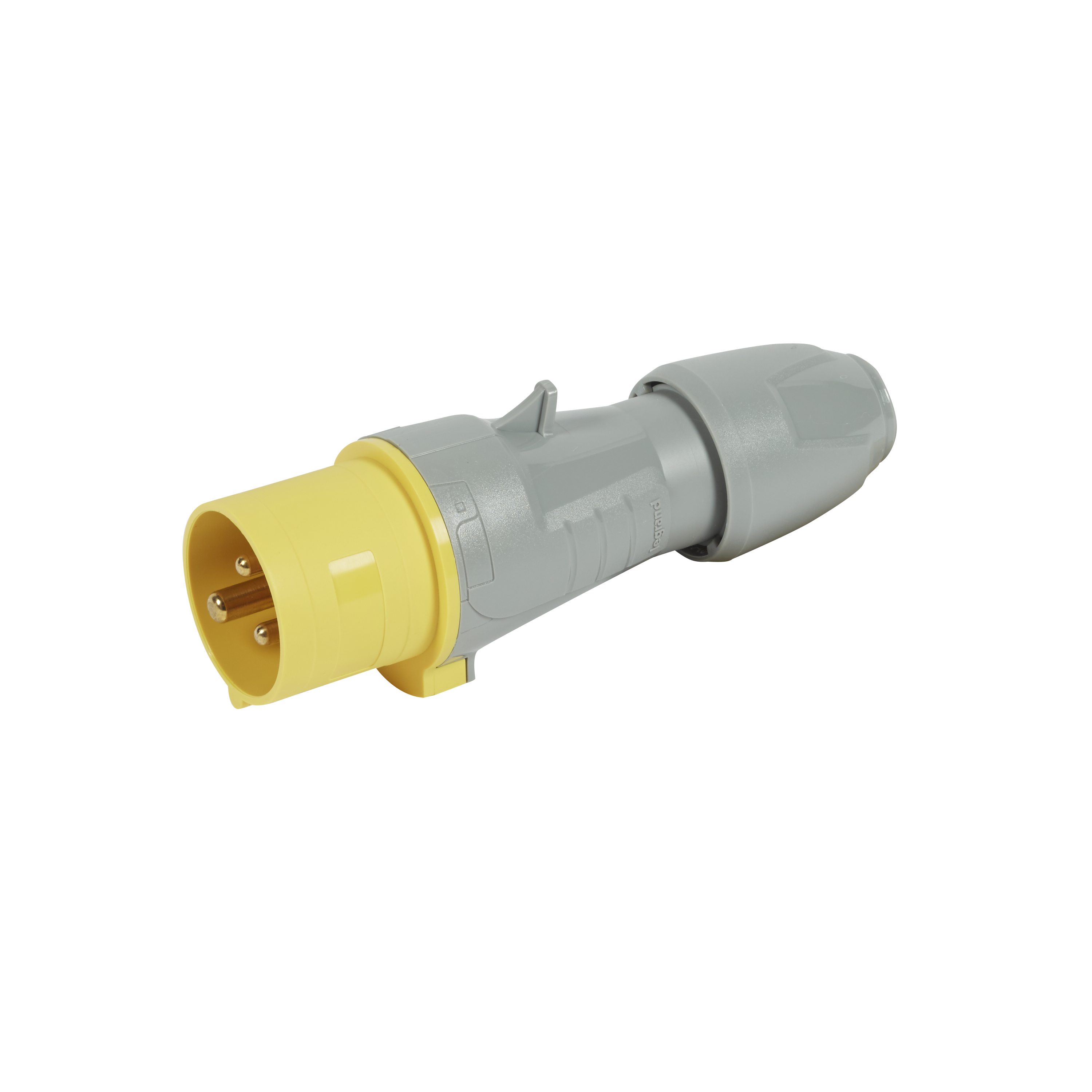 Macho Enchufe Industrial P17 2P+T 16A/110V Goma. 555121 — Legrand — Legrand