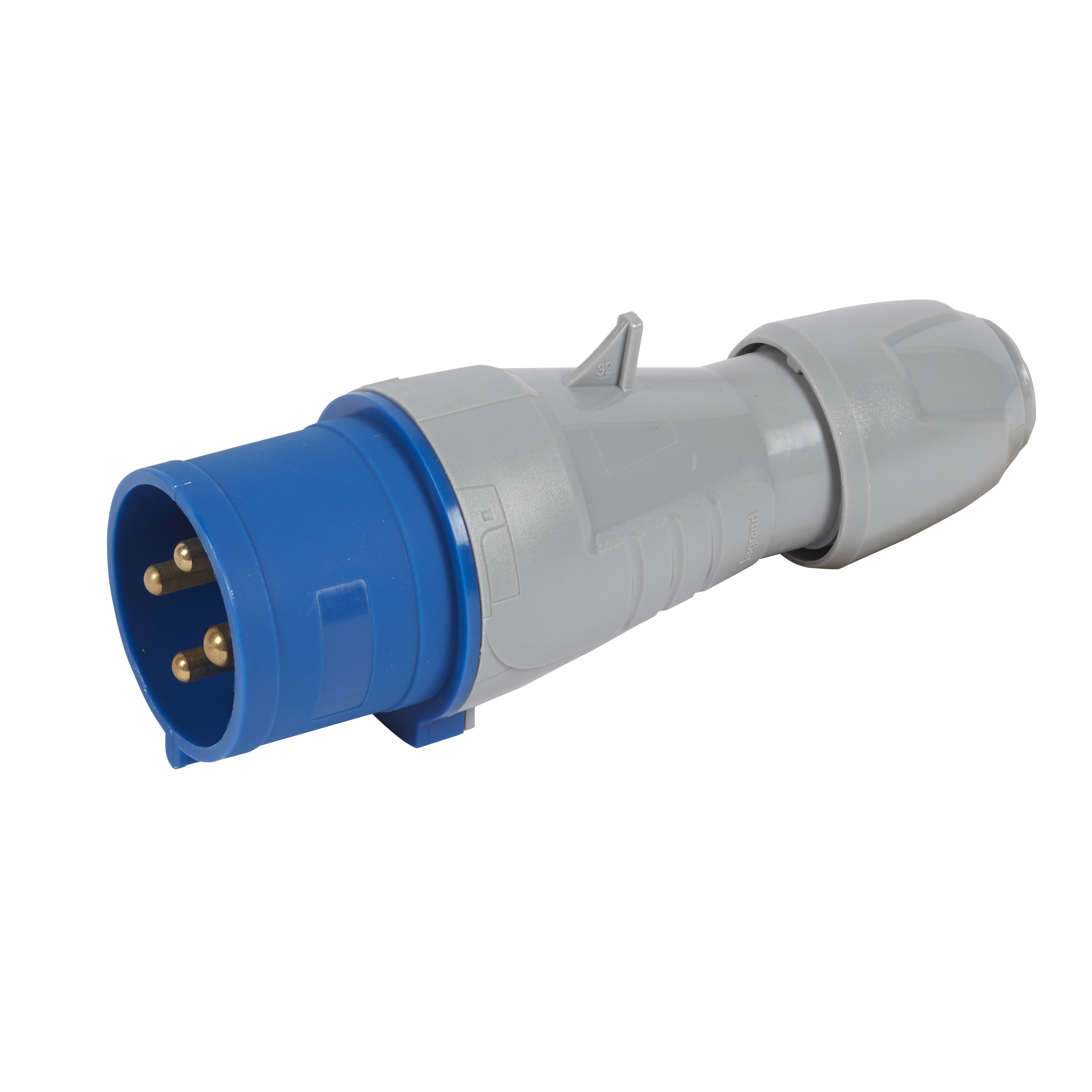 Macho Enchufe Industrial P17 3P+T 32A/220V Goma 555235 — Legrand — Legrand