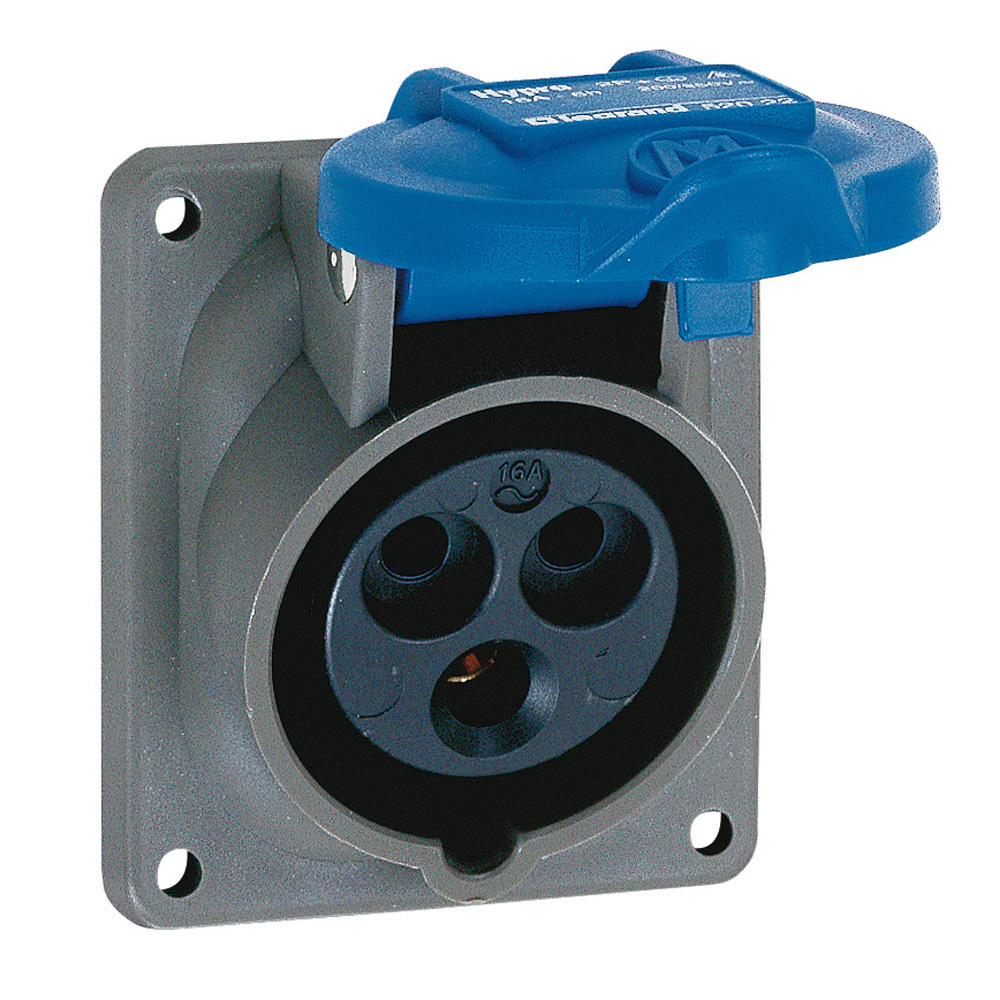 Hembra Industrial Embutida 220V 16A 2P+T IP44 52022 — Legrand — Legrand