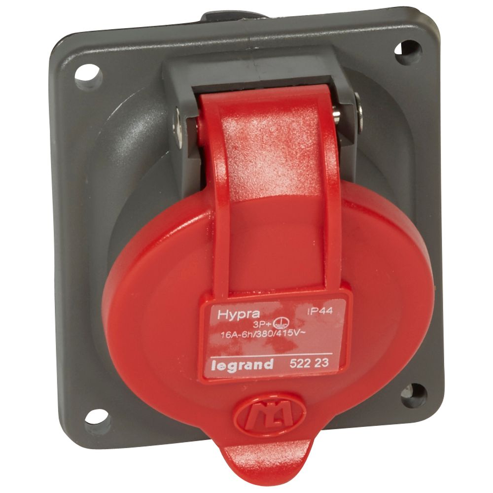 Hypra Toma Embutida 3P+T 16A/400V 52223 — Legrand — Legrand