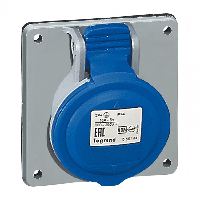 Enchufe Industrial P17/TOMA EMB.3P+N+T 32A/220V 555286 — Legrand — Legrand