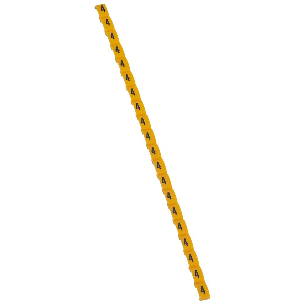 Marca Duplix 4 Amarilla 38404 (X Tira 20 38404 — Legrand — Legrand