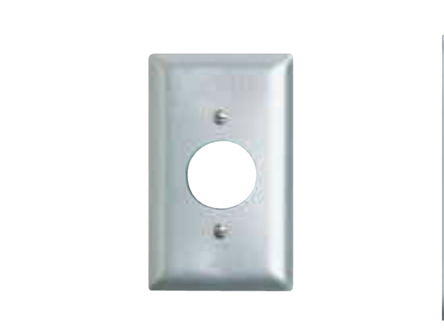 PLACA METAL ALUMINIO 1 PUESTO TURNLOK 876004 Legrand — Legrand
