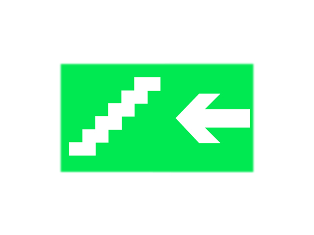 Etiqueta ''Evacuacion Escalera 60998 — Legrand — Legrand
