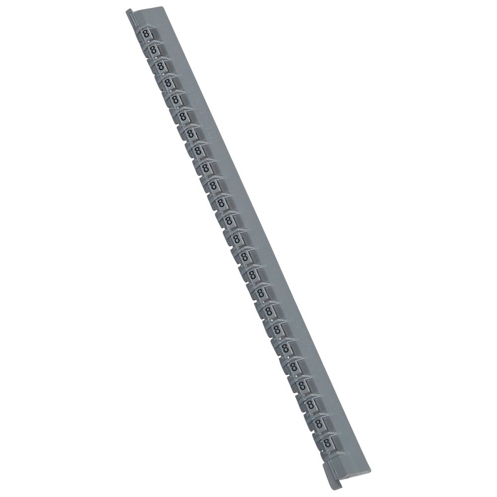 Marca Memocab 8 Gris 37804 (X Tira 24UNI 37804 — Legrand — Legrand