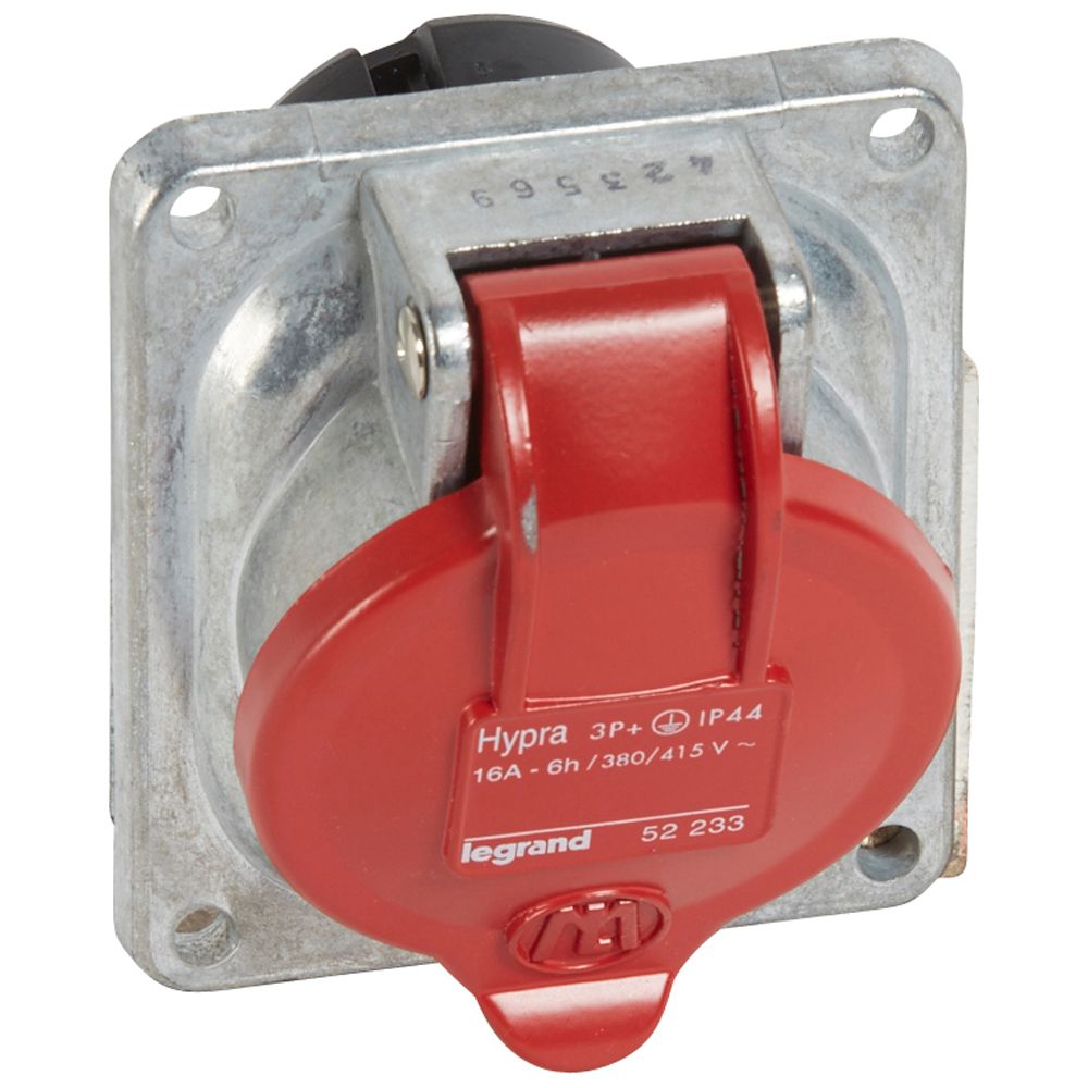 Hypra Toma Embutida 3P+T 16A/400V 52233 — Legrand — Legrand