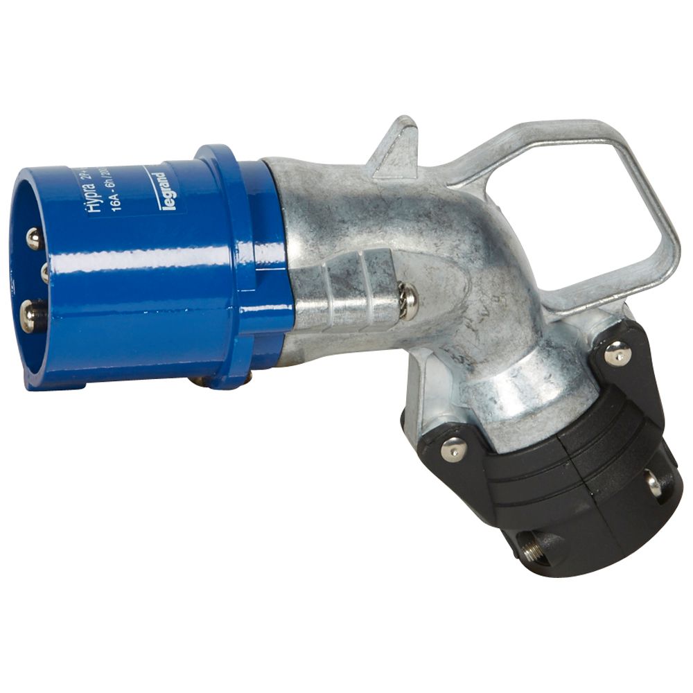Hypra Macho Salida Inclinada 2P+T 16A/230V 52072 — Legrand — Legrand