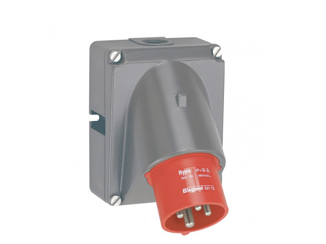 Hypra Macho Fijo 3P+T 400V/32A 52873 — Legrand — Legrand
