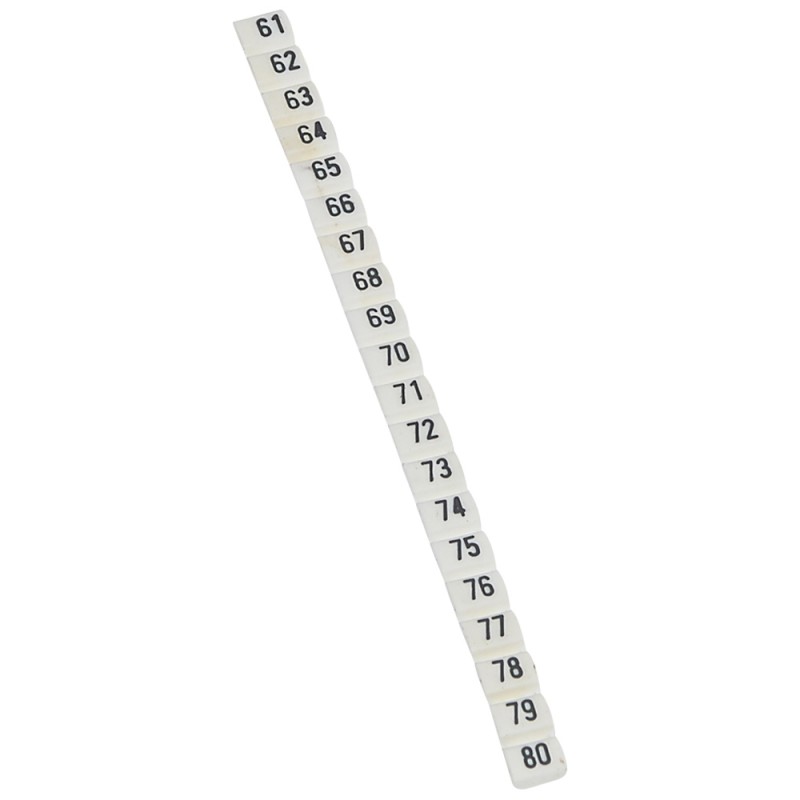 Marca CAB3 1.5-2.5mm 61 al 80 (X Tira 20 38163 — Legrand — Legrand