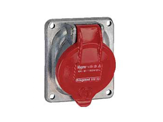 Hypra Toma Embutida. Metalico 2P+T 16A/400V 52232 — Legrand — Legrand