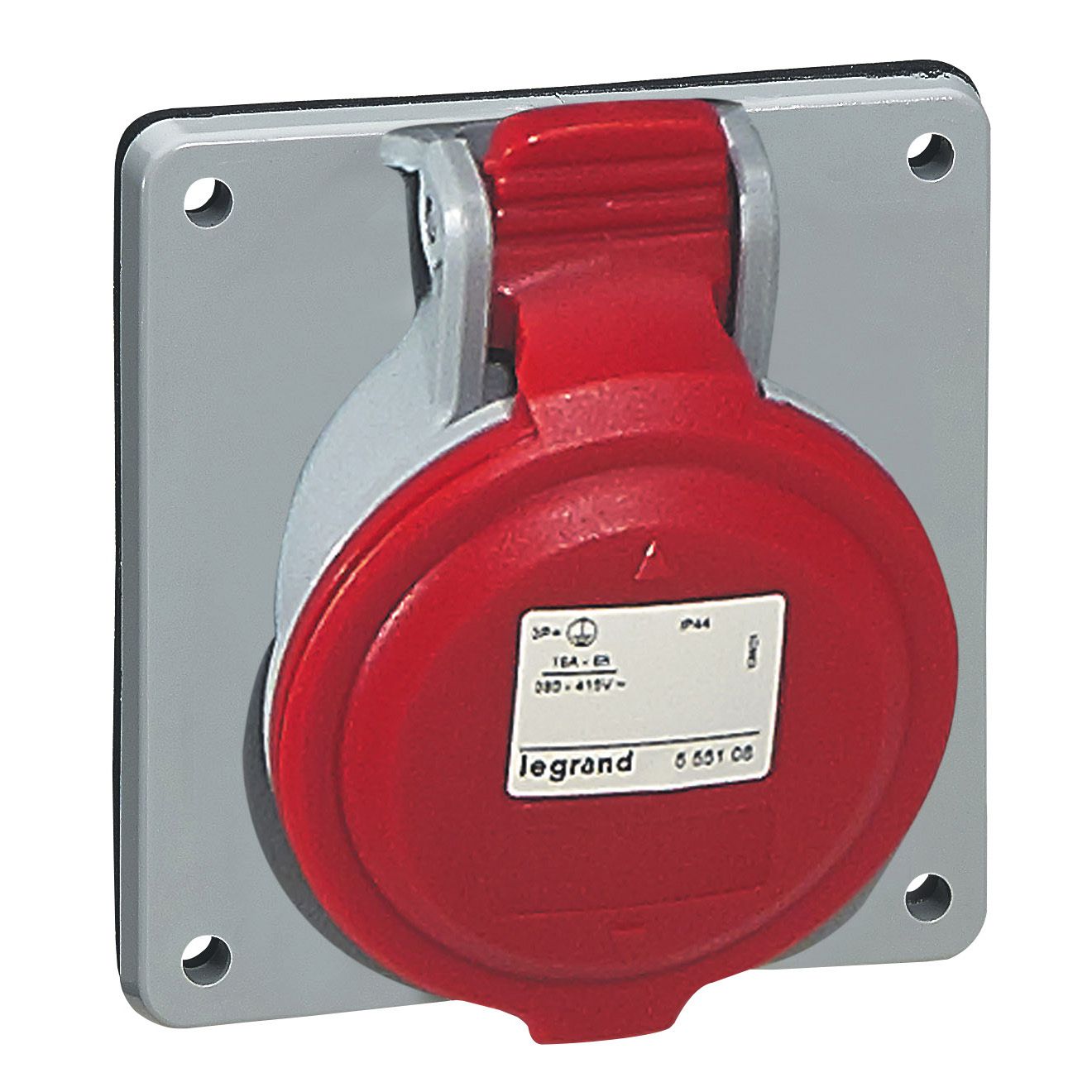 Enchufe Industrial P17/TOMA EMB.3P+T 32A 380V 555288 — Legrand — Legrand
