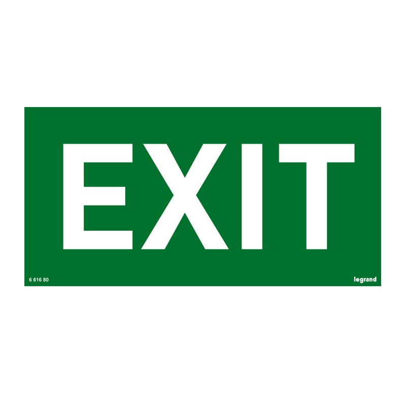 Uraone Etiqueta Exit 661680 — Legrand — Legrand