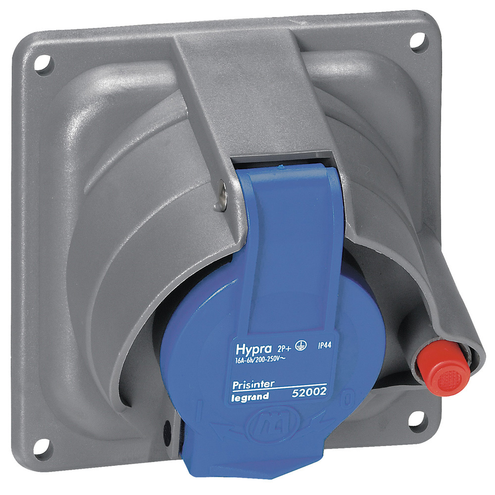 Hypra Toma Prisinter 2P+T 230V/16A 52002 — Legrand — Legrand