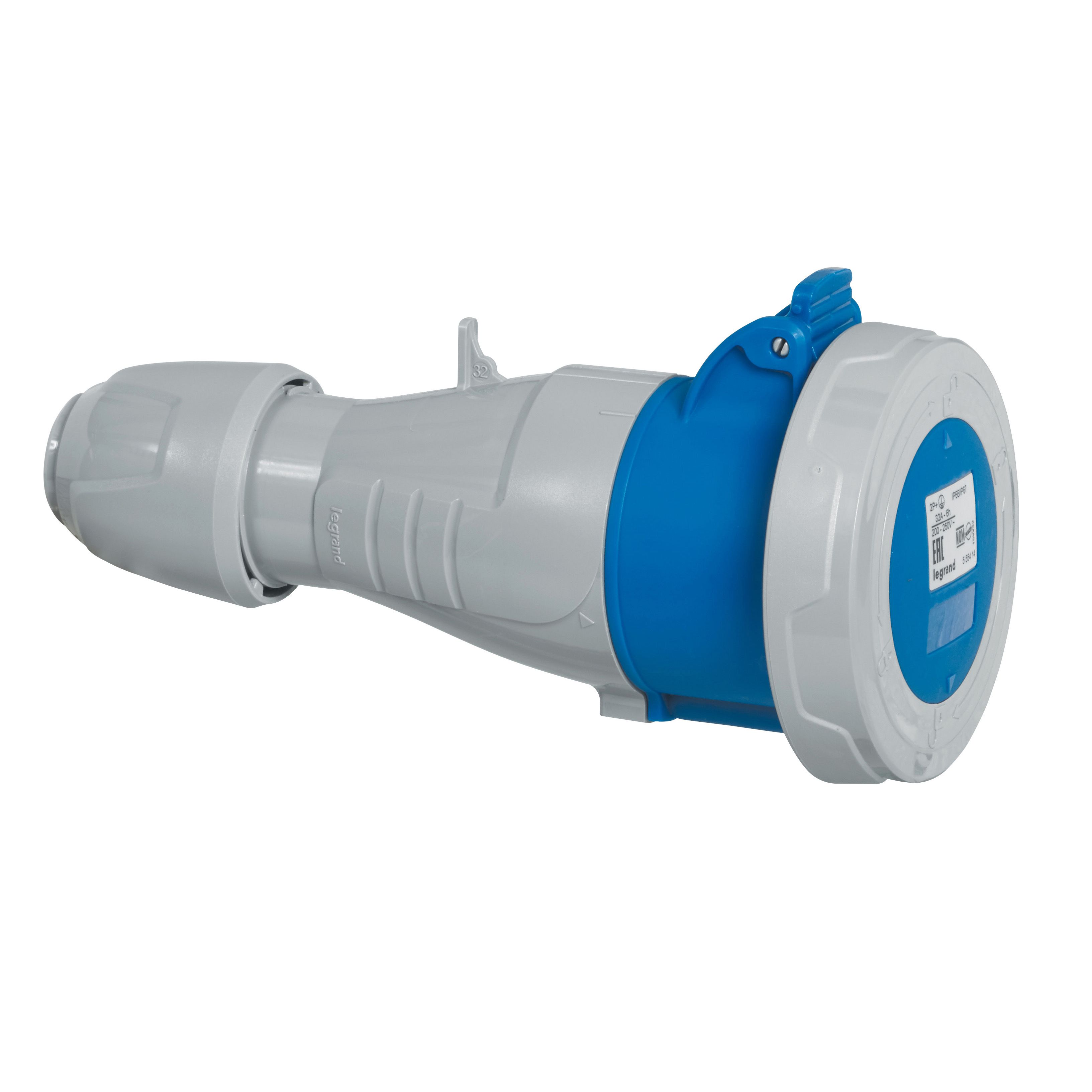 Enchufe Industrial P17/HBRA VOL.2P+T 32A/220 IP67 555414 — Legrand — Legrand
