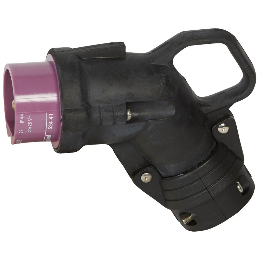 Hypra Macho Salida Inclinada. 2P 16A/25V 52441 — Legrand — Legrand