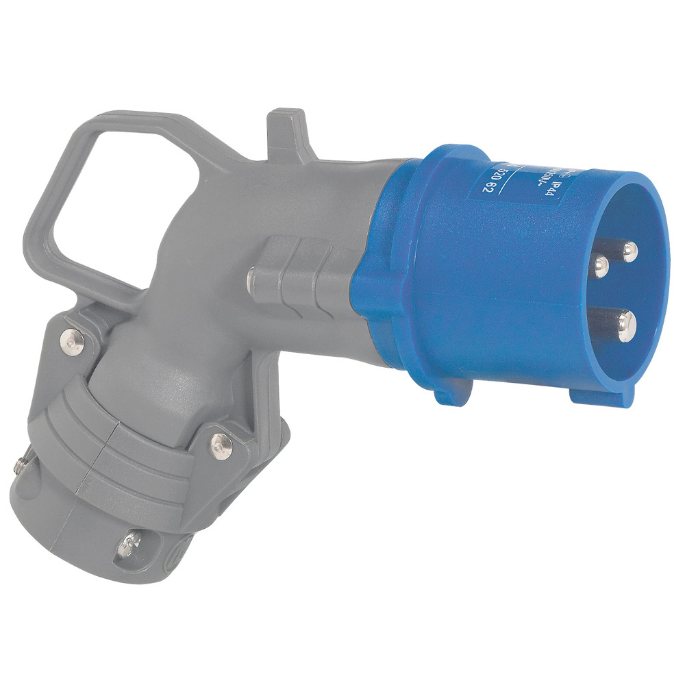 Hypra Macho Salida Inclinada 2P+T 16A/230V 52062 — Legrand — Legrand