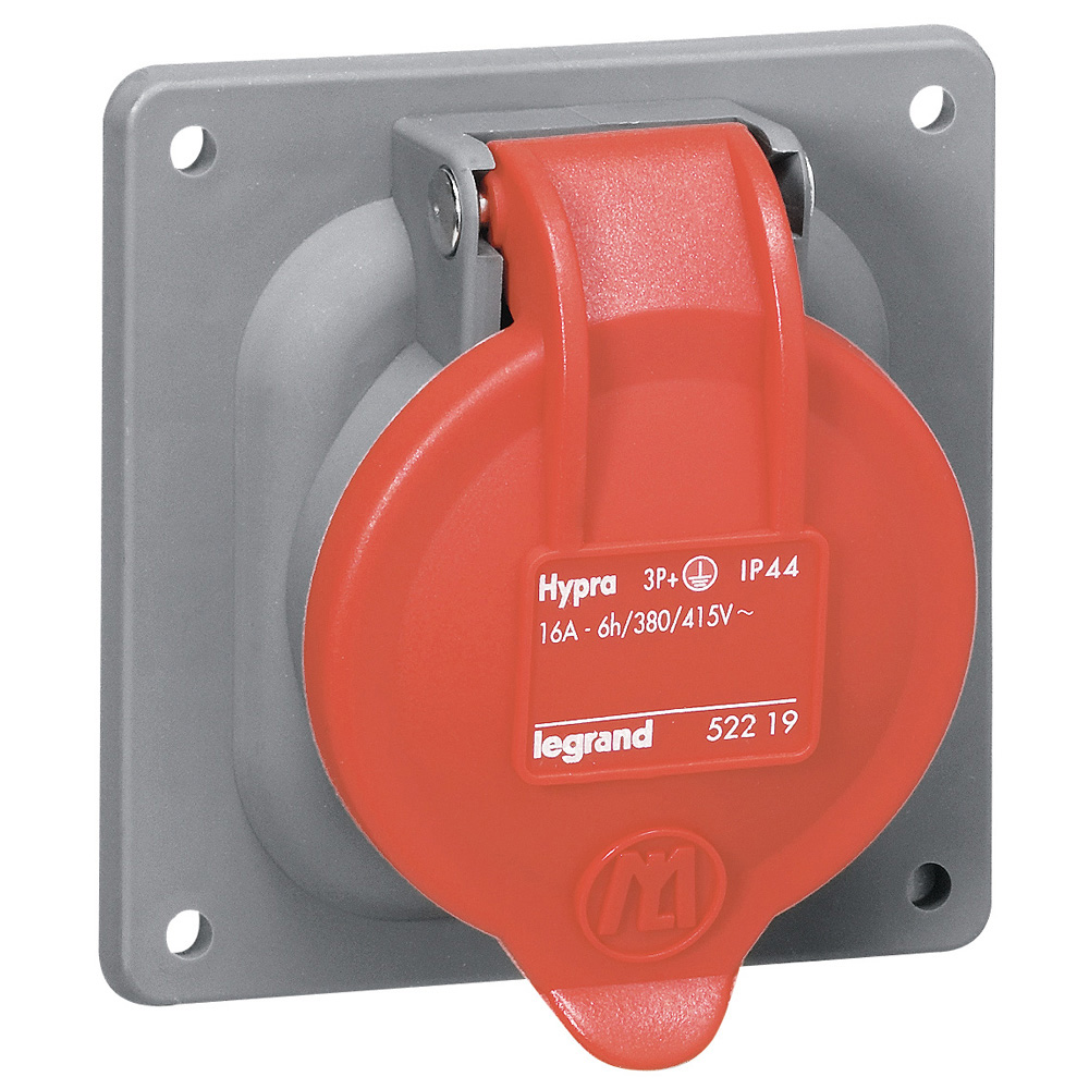 Hypra Toma Embutida 2P+T 380V/16A 52218 — Legrand — Legrand
