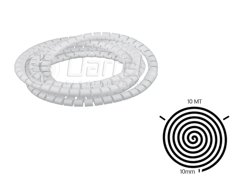 Espiral Blanco Libre Halogenos 10mm Rollo 10 Mts 2331034 — FNX — FNX