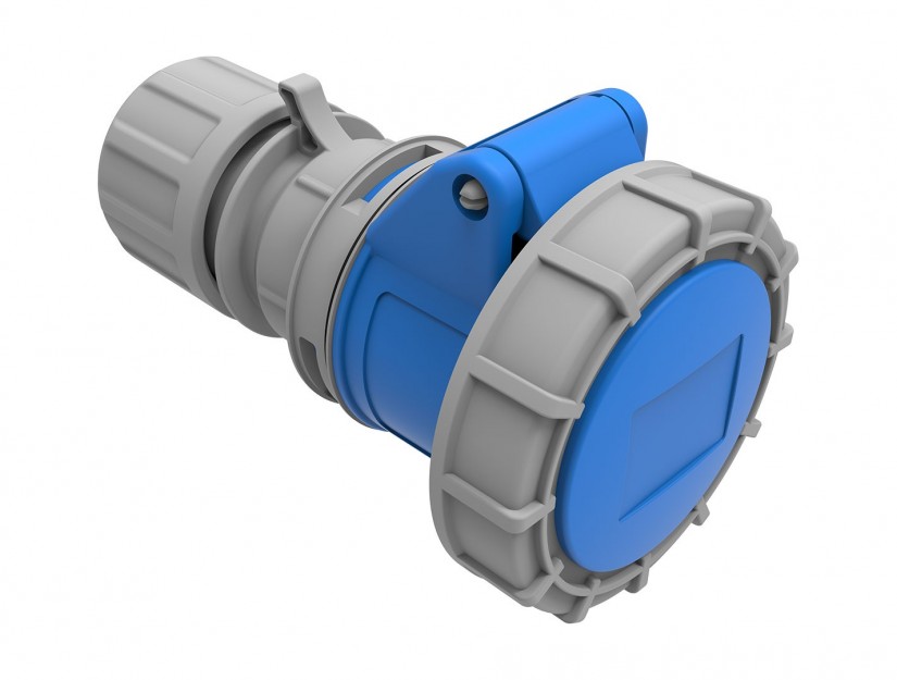 Enchufe Industrial IP67, Libre de Halogenos, Hembra Volante, 220V, 16A, 2P+T, Ind 6310435 — FNX — FNX