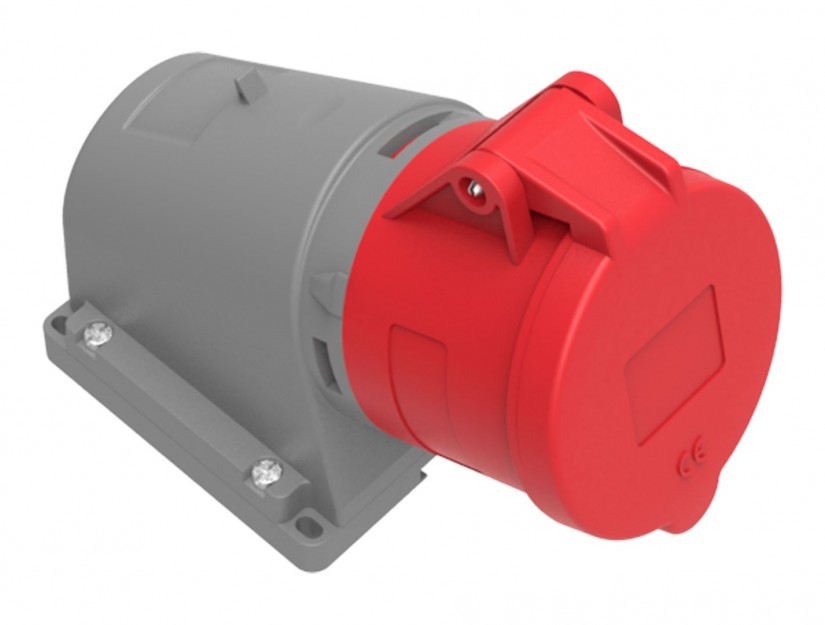 Hembra Industrial Sobrepuesta 380V 32A 3P+N+T IP44 Libre de Halogenos 6112835 — FNX — FNX