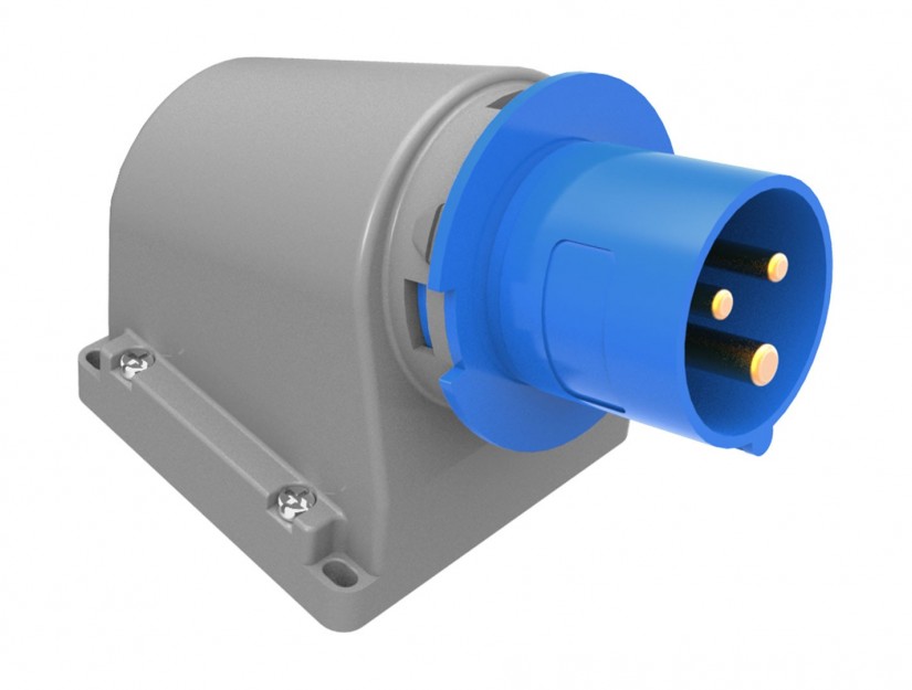 Macho Industrial Sobrepuesto 220V 16A 2P+T IP44 Libre de Halogenos 6511035 — FNX — FNX