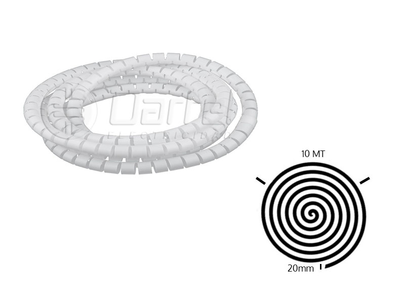 Espiral Blanco Libre Halogenos 20mm Rollo 10 Mts 2331934 — FNX — FNX