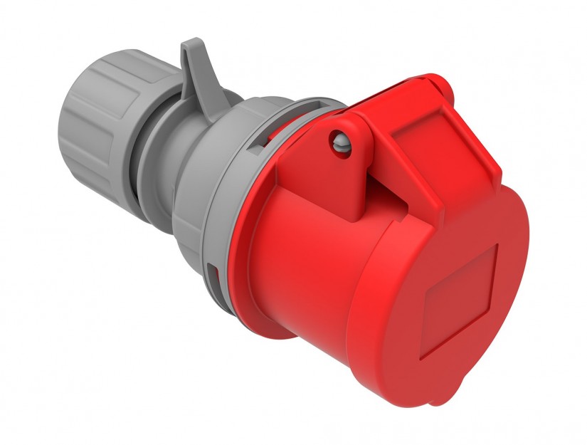 Hembra Industrial Volante 380V 16A 3P+T IP44 Libre de Halogenos 6210635 — FNX — FNX