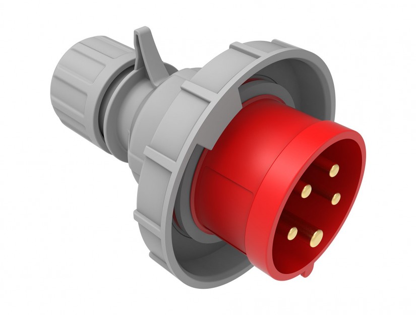Enchufe Industrial IP67, Libre de Halogenos, Macho Volante, Bemis 6010835 — FNX — FNX