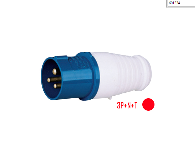 Macho Industrial Volante 380V 63A 3P+N+T FX-6035 603534 — FNX — FNX