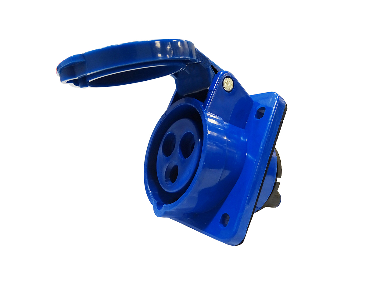 Hembra Industrial Embutida 220V 16A 2P+T FX-6313 631334 — FNX — FNX