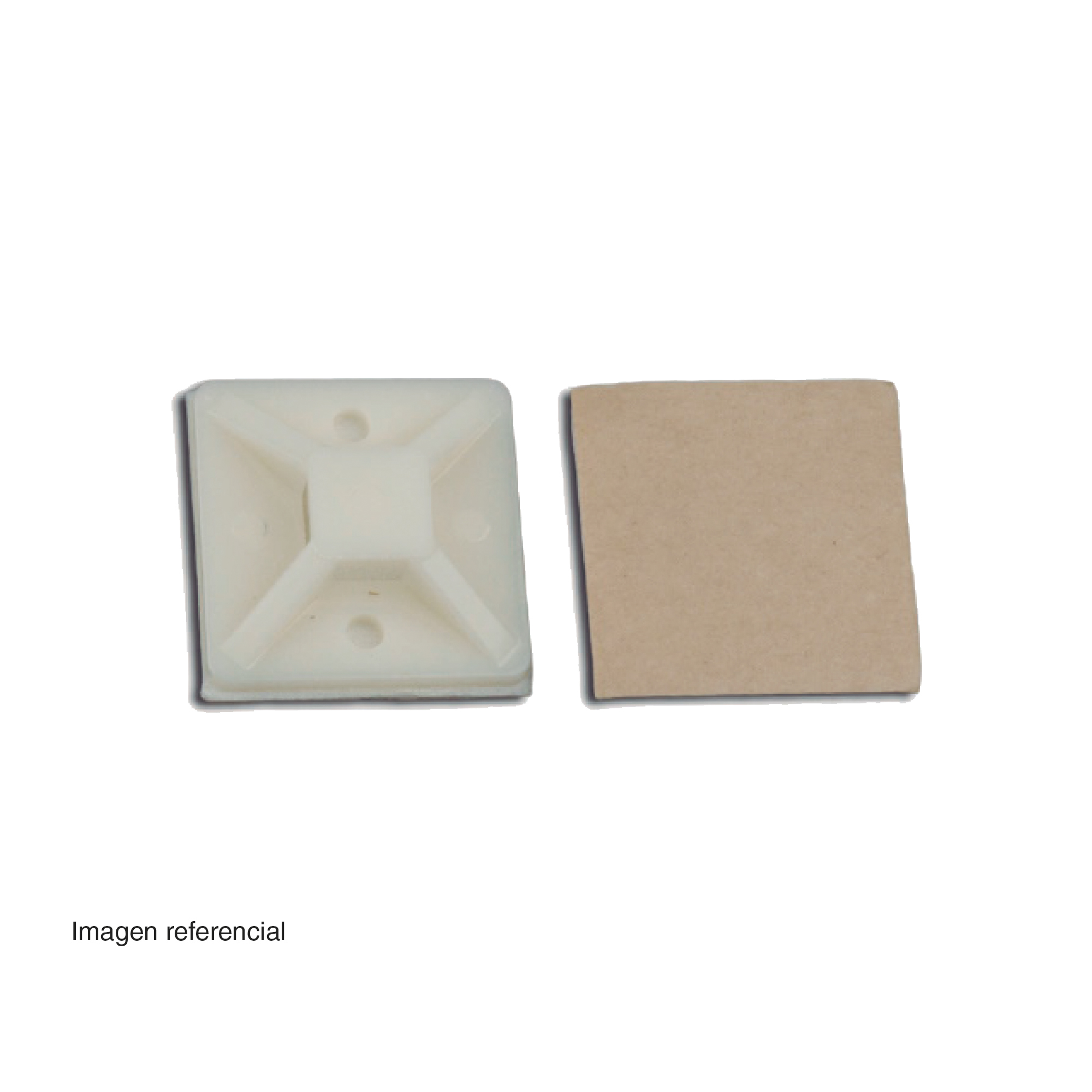 Base Adhesiva 20x20mm 2020/BLANCA X Bolsa 50 Unidades 5030202034 — FNX — FNX