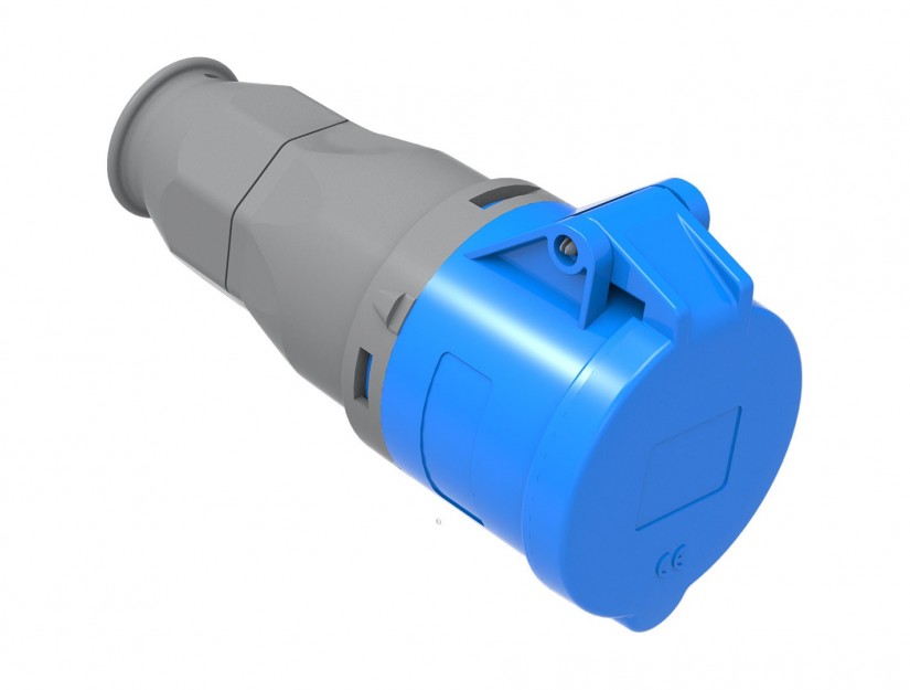 Hembra Industrial Volante 220V 32A 2P+T IP44 Libre de Halogenos 6211435 — FNX — FNX