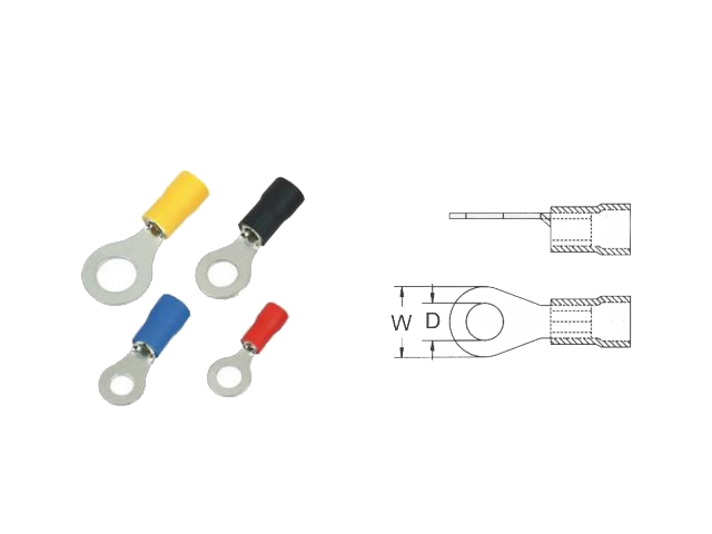 Terminal Anillo 8 Awg Marron X Bolsa 100 Unidades 6015034 — FNX — FNX